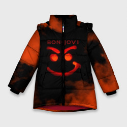 Зимняя куртка для девочек 3D Bon Jovi