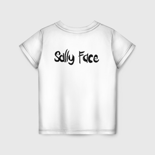 Детская футболка 3D Sally Face (Спина), цвет 3D печать - фото 2