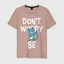 Мужская футболка хлопок Don't worry be