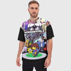 Мужская футболка oversize 3D Undertale - фото 2