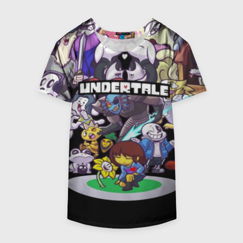 Накидка на куртку 3D Undertale, цвет 3D печать - фото 4