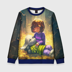 Детский свитшот 3D Фриск и Азриэль - Undertale