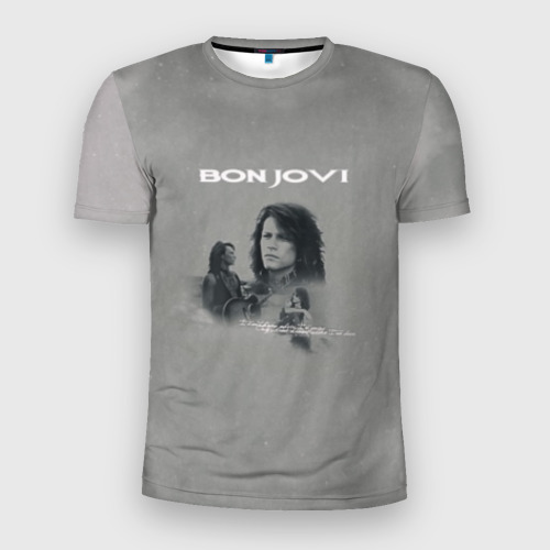 Мужская футболка 3D Slim Bon Jovi, цвет 3D печать