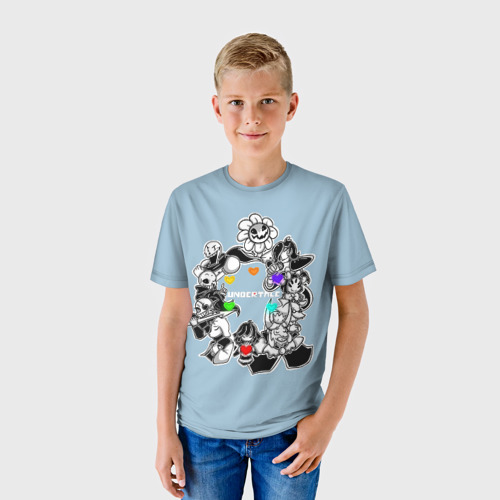 Детская футболка 3D Undertale , цвет 3D печать - фото 3