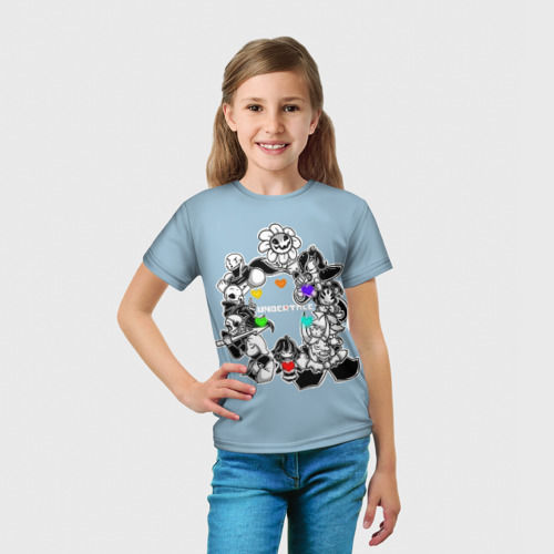 Детская футболка 3D Undertale , цвет 3D печать - фото 5