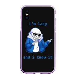 Чехол для iPhone XS Max матовый Undertale