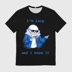 Мужская футболка 3D Undertale