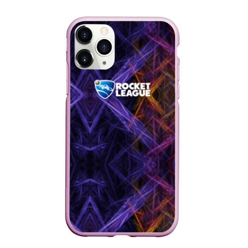 Чехол для iPhone 11 Pro Max матовый Rocket League, цвет розовый