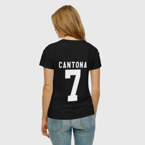 Женская футболка хлопок Эрик Кантона Ретро - фото 4