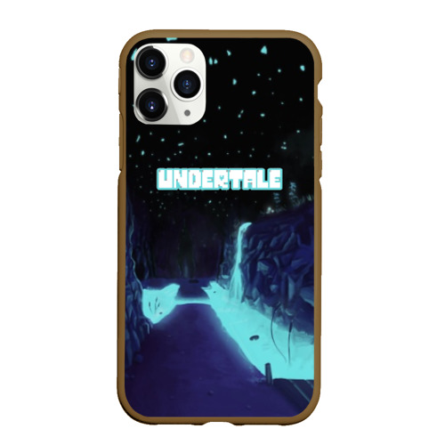 Чехол для iPhone 11 Pro Max матовый Undertale fantasy, цвет коричневый