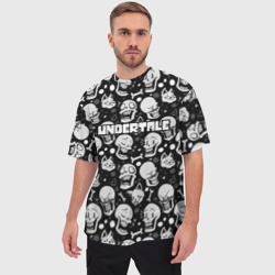 Мужская футболка oversize 3D Undertale - фото 2