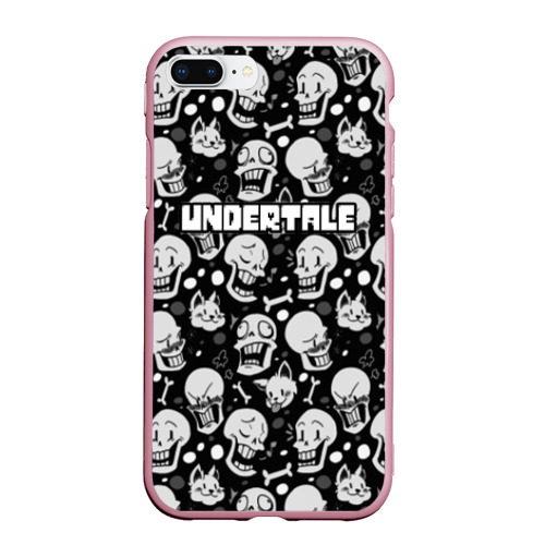 Чехол для iPhone 7Plus/8 Plus матовый Undertale, цвет розовый