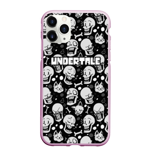 Чехол для iPhone 11 Pro Max матовый Undertale, цвет розовый