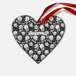 Деревянная игрушка Сердце Undertale