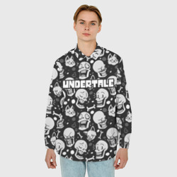 Мужская рубашка oversize 3D Undertale - фото 2