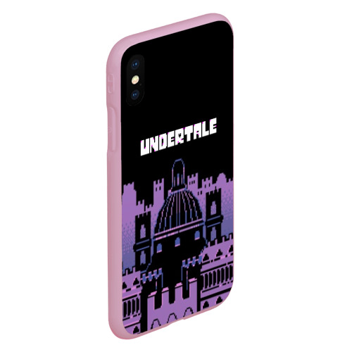 Чехол для iPhone XS Max матовый Undertale, цвет розовый - фото 3