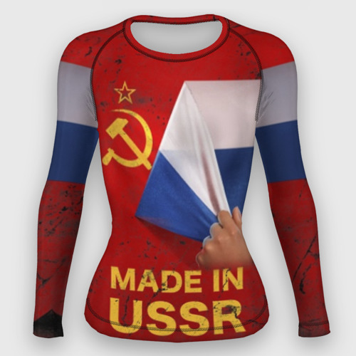 Женский рашгард 3D Made IN USSR, цвет 3D печать