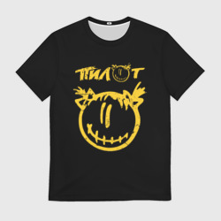 Мужская футболка 3D Майка и жизнь всё наизнанку