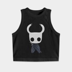Женская укороченная майка-топ хлопок Hollow Knight