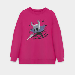 Женский свитшот oversize без начеса хлопок Hollow Knight