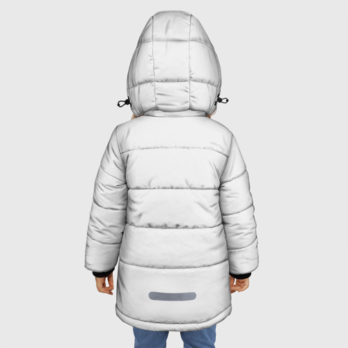Зимняя куртка для девочек 3D Hollow Knight, цвет светло-серый - фото 4