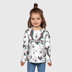 Детский лонгслив 3D Undertale Надоедливый пёс - фото 2