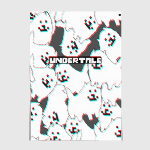 Постер Undertale Надоедливый пёс