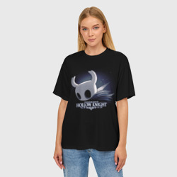 Женская футболка oversize 3D Hollow Knight - фото 2