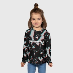 Детский лонгслив 3D Undertale Надоедливый пёс - фото 2