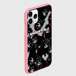 Чехол для iPhone 11 Pro Max матовый Undertale Надоедливый пёс - фото 2