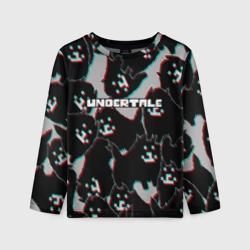 Детский лонгслив 3D Undertale Надоедливый пёс