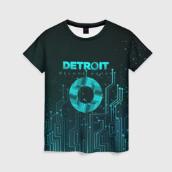 Женская футболка 3D Detroit: Вecome Human