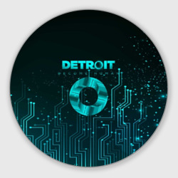 Круглый коврик для мышки Detroit: Вecome Human