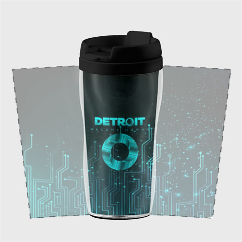 Термокружка-непроливайка Detroit: Вecome Human, цвет черный - фото 2
