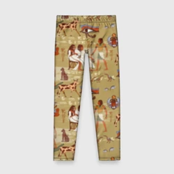 Детские леггинсы 3D Египетские фрески 