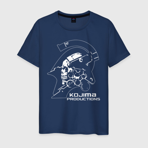 Мужская футболка из хлопка с принтом Kojima productions люденс Death Stranding, вид спереди №1