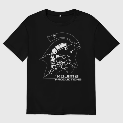 Мужская футболка хлопок Oversize Kojima productions люденс Death Stranding