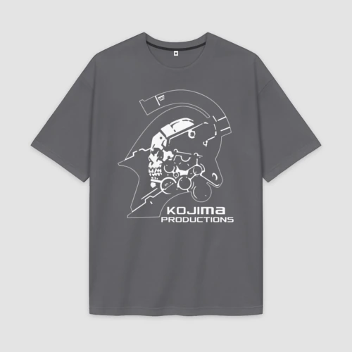 Мужская футболка Oversize хлопок premium Kojima productions люденс Death Stranding