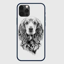 Чехол для iPhone 12 Pro Кокер спаниель - портрет
