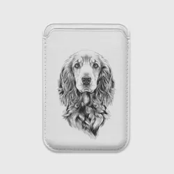 Картхолдер Magsafe магнитный Кокер спаниель - портрет