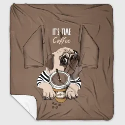 Плед с рукавами It is time for coffee