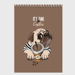 Скетчбук It`s time for coffee