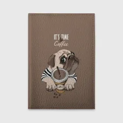 Обложка для автодокументов It is time for coffee