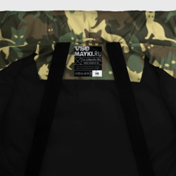 Куртка с принтом Кошачий камуфляж для любого человека, вид спереди №5. Цвет основы: черный