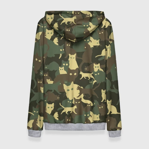 Женский костюм с толстовкой 3D Кошачий камуфляж - фото 2