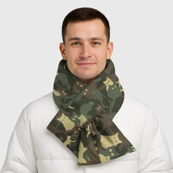 Шарф-пуховик 3D Кошачий камуфляж - фото 2