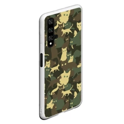 Чехол для Honor 20 Кошачий камуфляж - фото 2