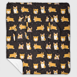 Плед с рукавами Вельш корги бемброк - забавные щенки паттерн