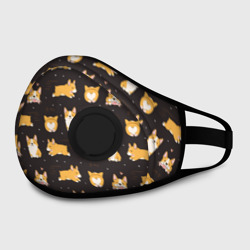 Маска из неопрена Вельш корги бемброк - забавные щенки паттерн