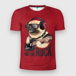 Мужская футболка 3D Slim On the rock